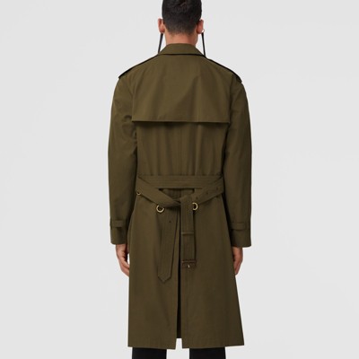 green burberry trench coat