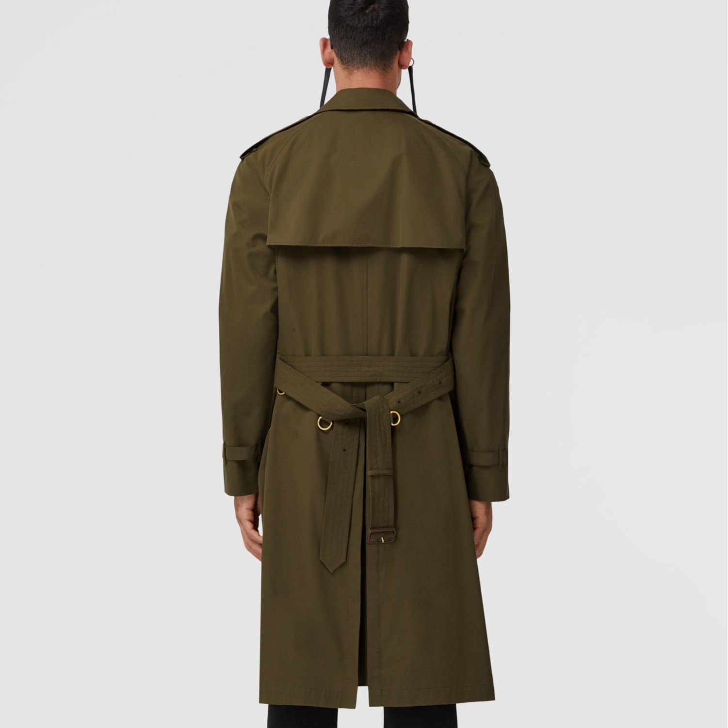 The Westminster Heritage Trench Coat in Dark Military Khaki - Men