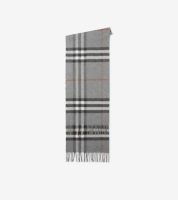 Burberry grey check scarf new arrivals