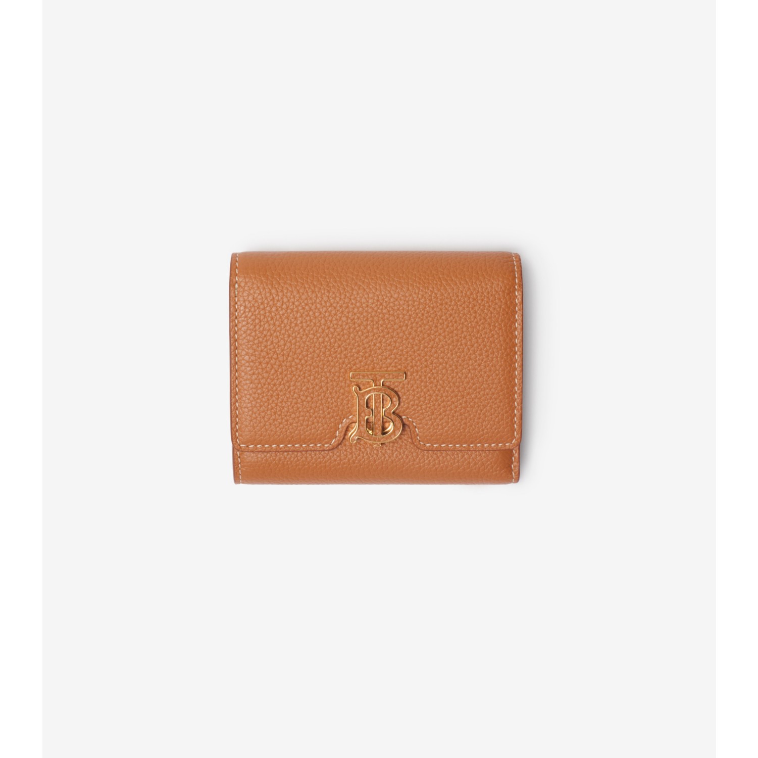 Grainy Leather TB Compact Wallet