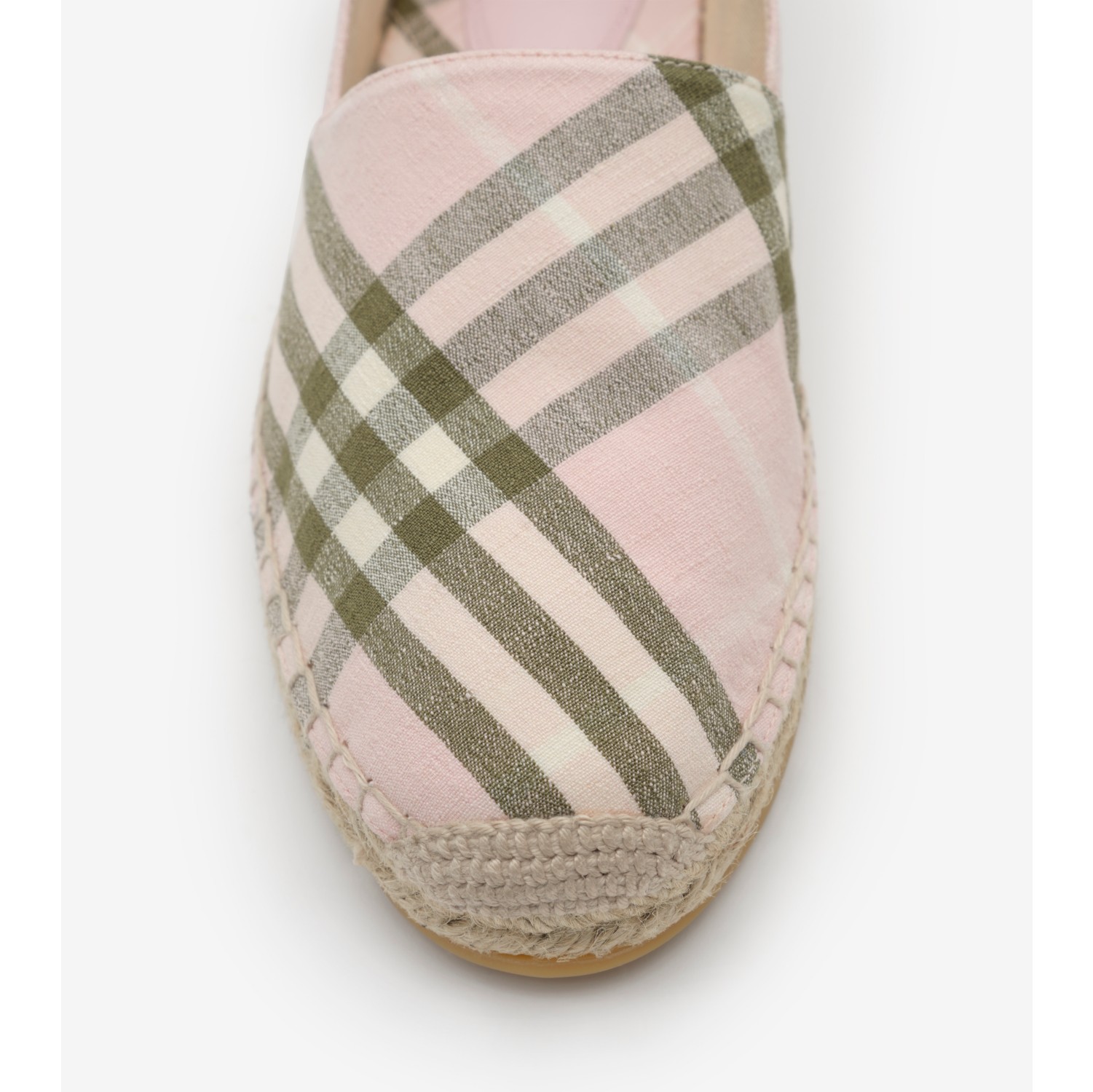 Check Mews Espadrilles​ in Mallow pink - Women | Burberry® Official