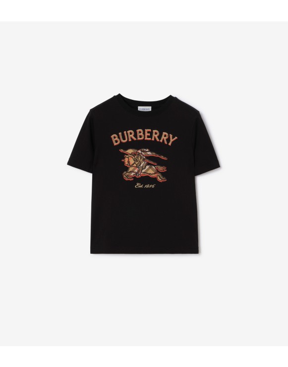 Knight Check Cotton T-shirt