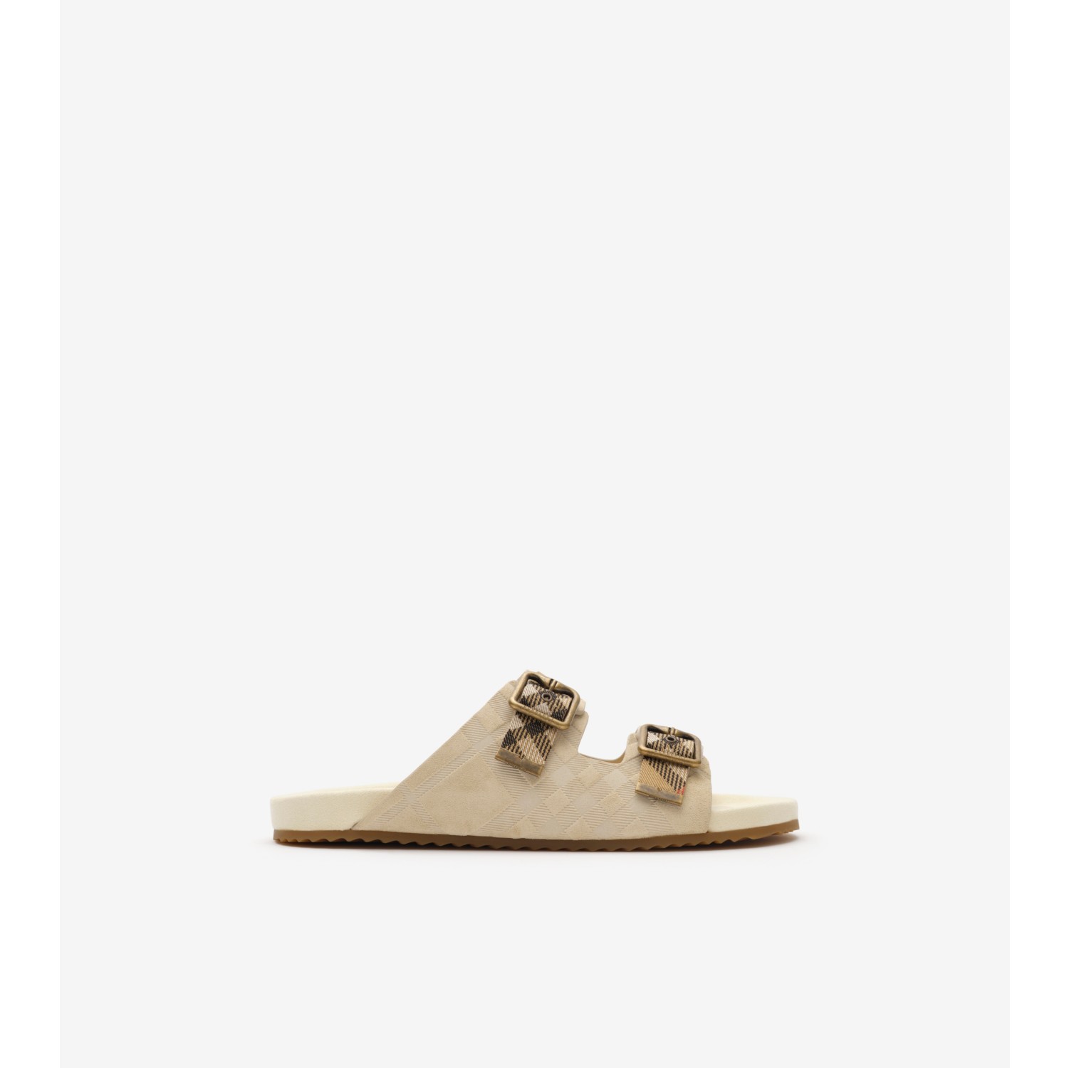 Check Suede Urchin Sandals