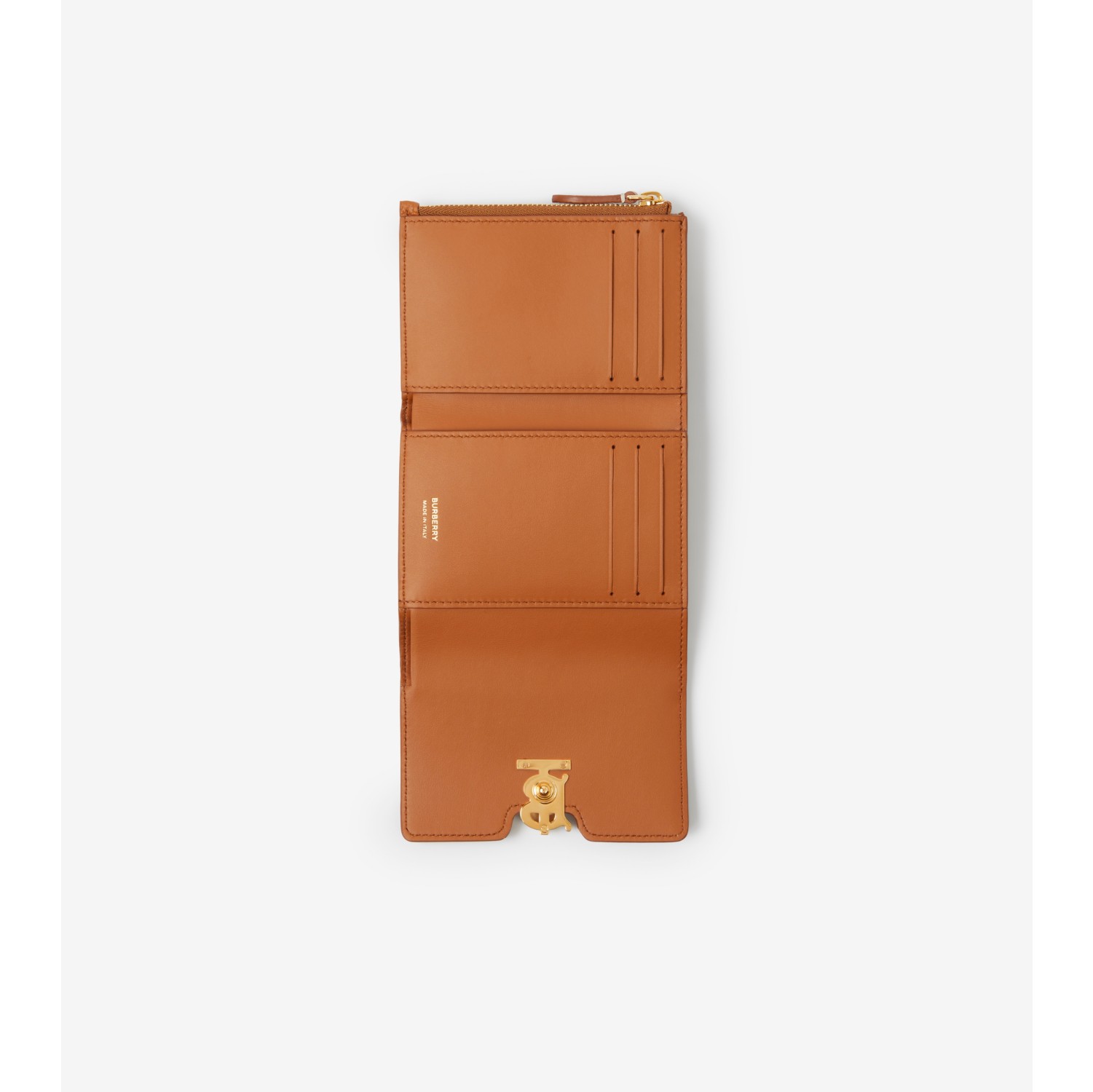 Grainy Leather TB Compact Wallet