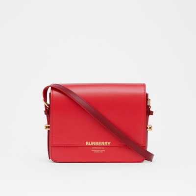 Small Two-tone Leather Grace Bag in 