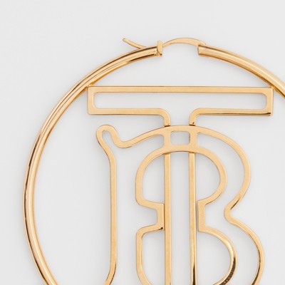 burberry hoop earrings