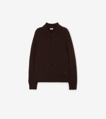 Burberry カシミアカーディガン (スコーチトブラウン) - メンズ | Burberry®公式サイト