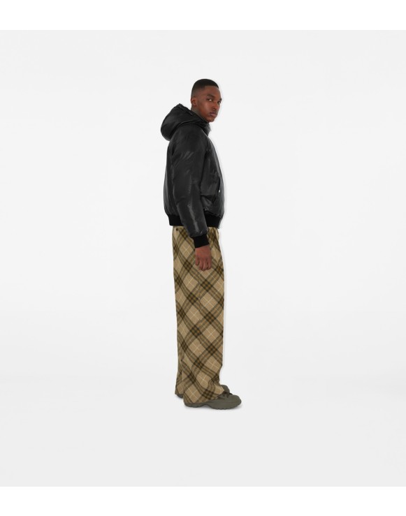Jaqueta bomber de nylon