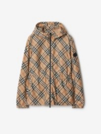 Check Lightweight Jacket in colour Sand