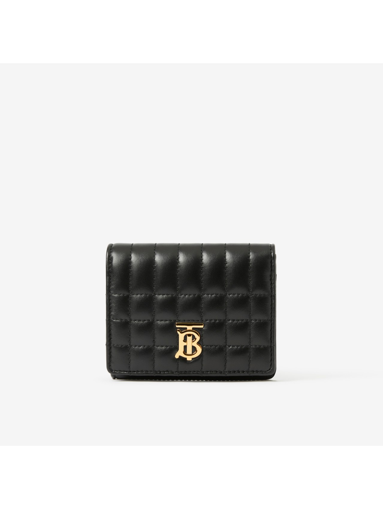 キルティングレザー スモール ローラ フォールディングウォレット