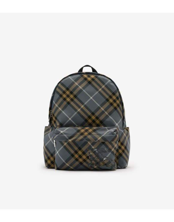 Small Check Backpack