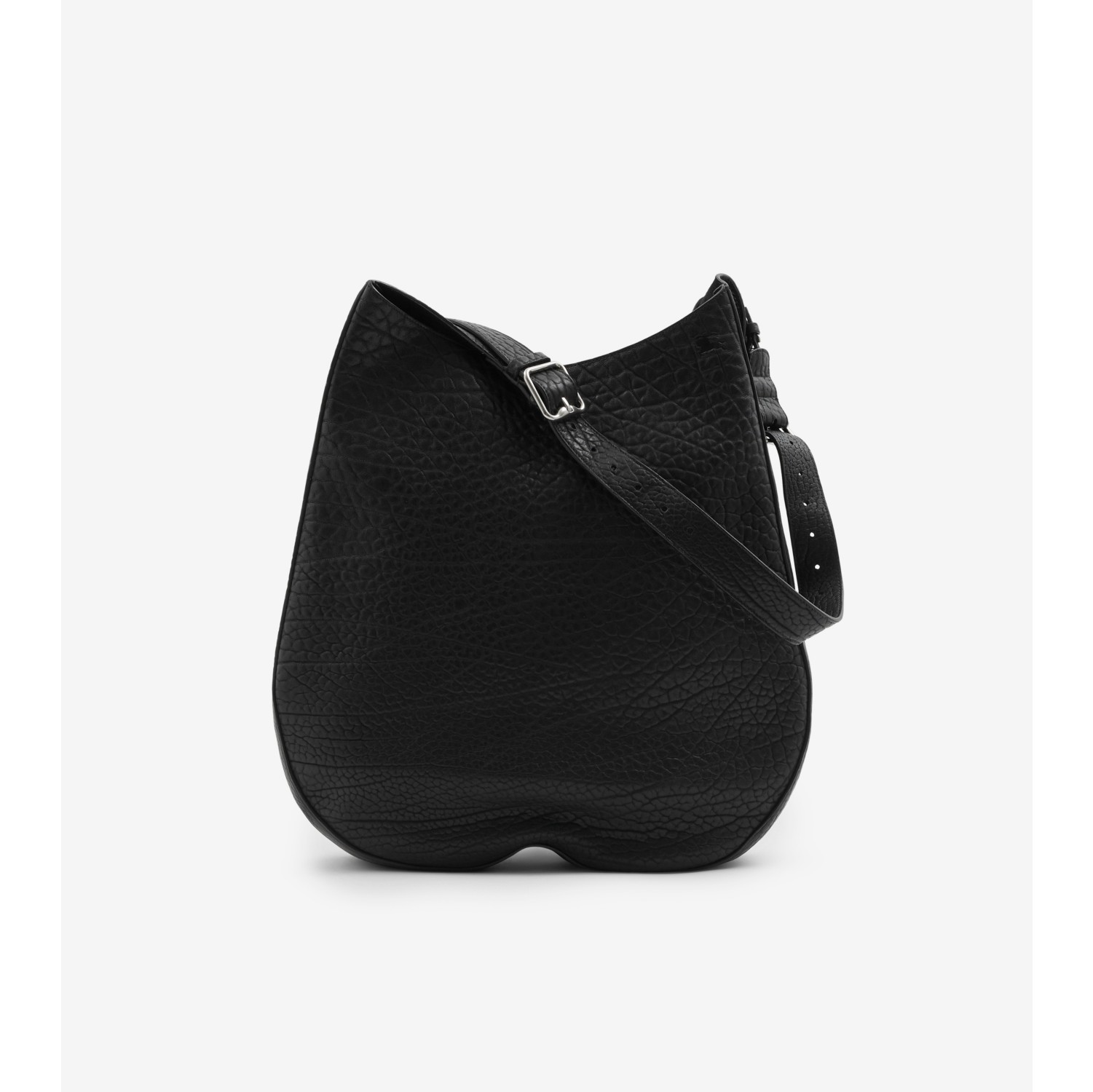 Burberry black leather online hobo bag