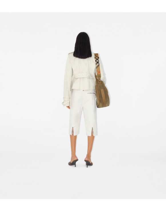 Cotton Capri Trousers