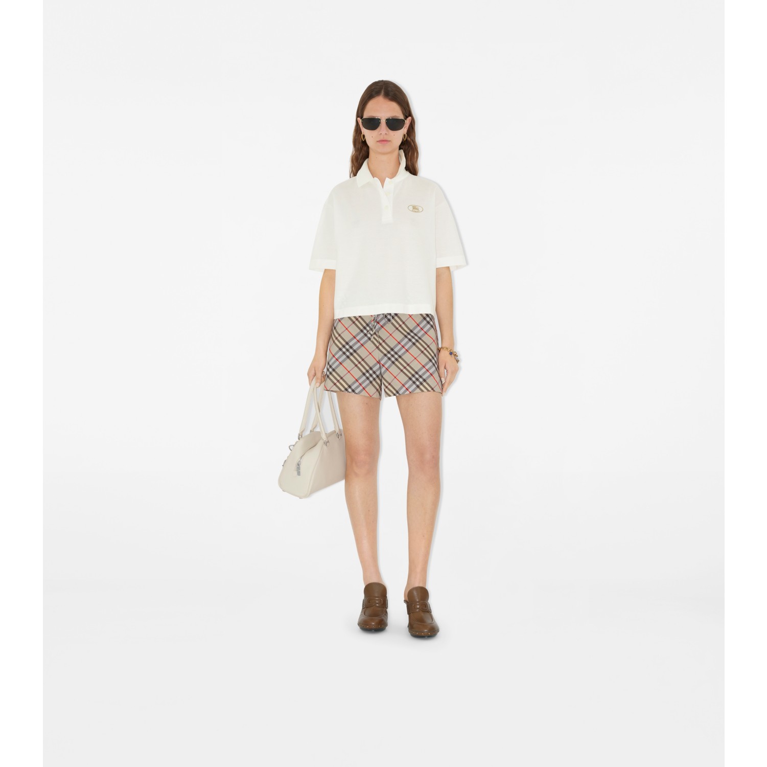 Polo court en coton