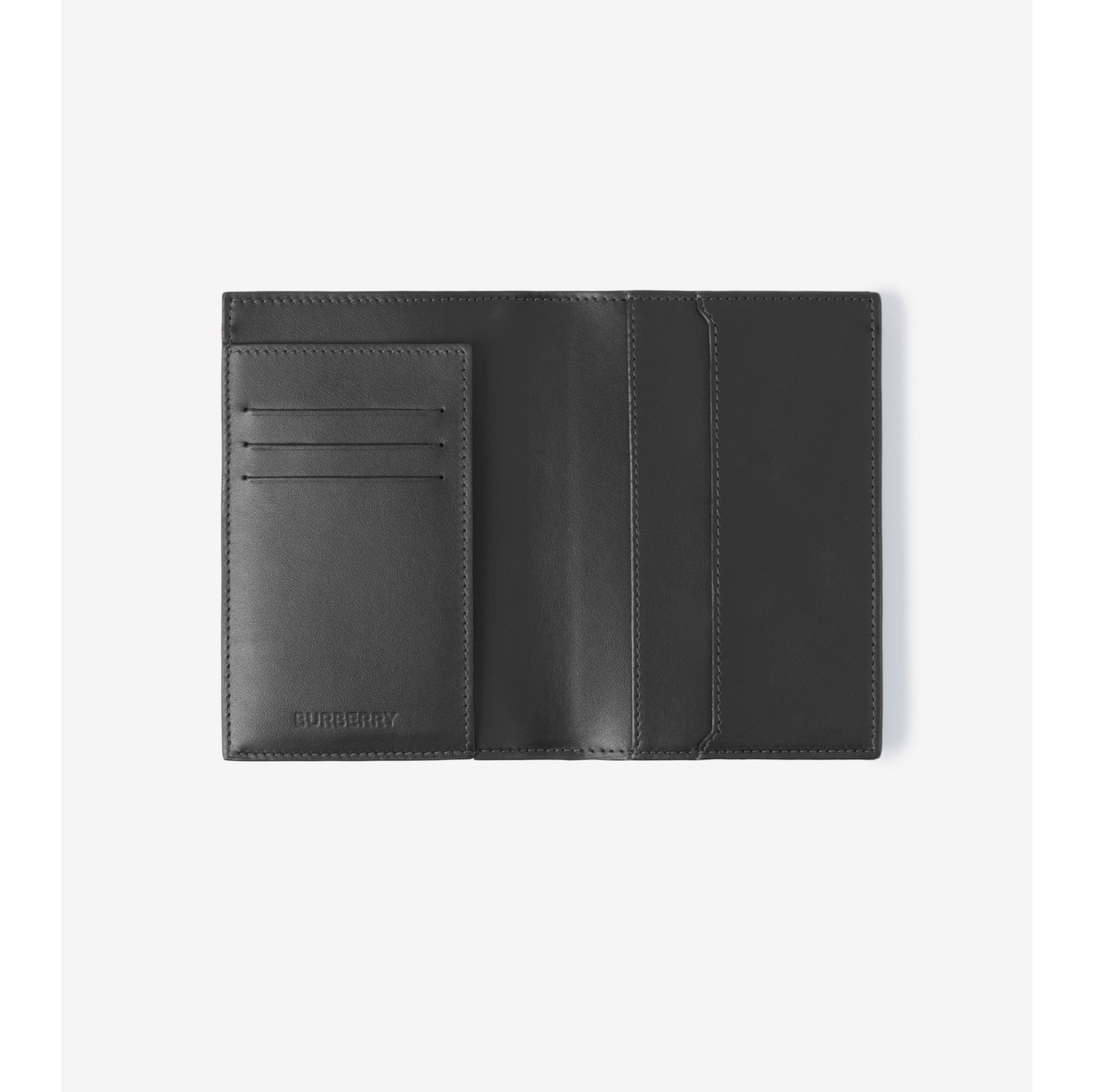 Burberry leather store passport holder