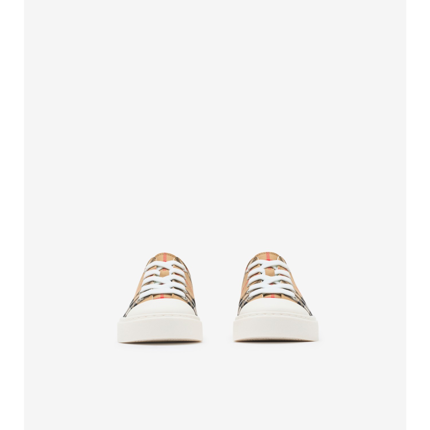 Baumwollsneaker in Check