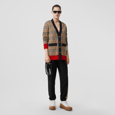 burberry long cardigan