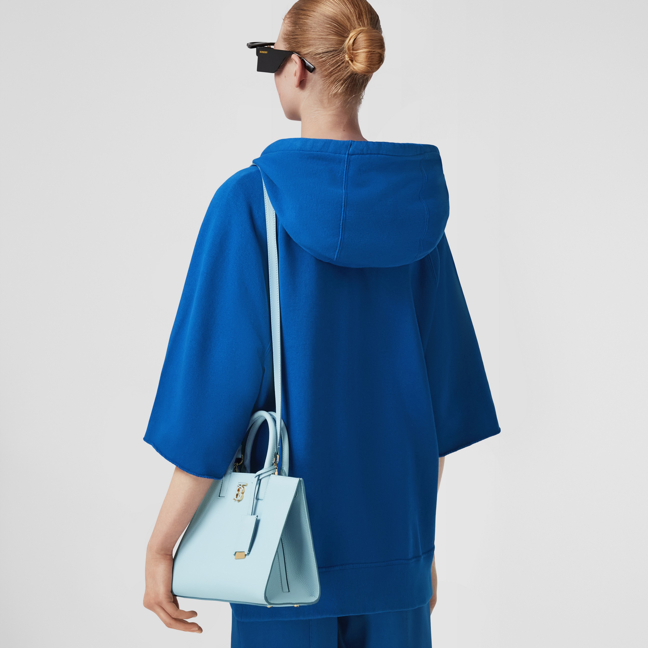 Narbleder-Handtasche „Frances“ im Kleinformat (Hellblau) - Damen | Burberry® - 3