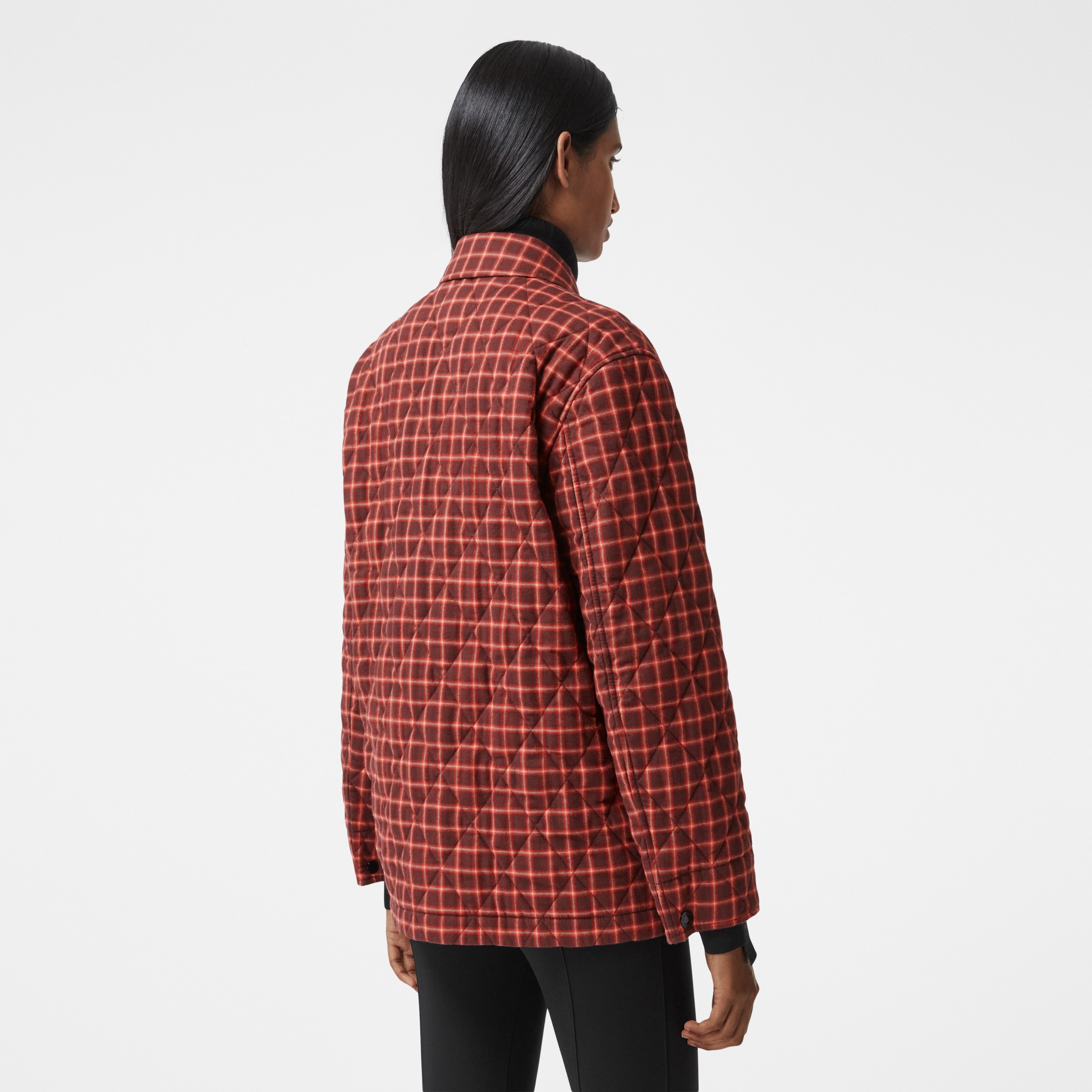 burgundy flannel shirt women's