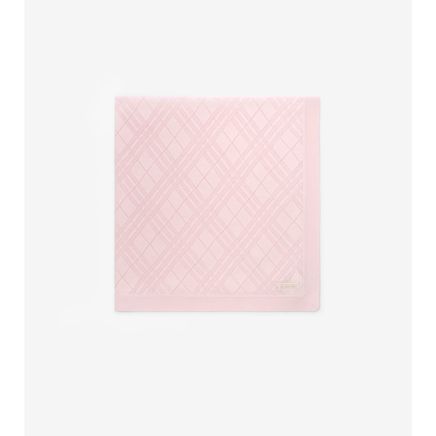 Check Cashmere Baby Blanket