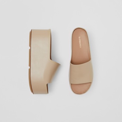 burberry platform sandals