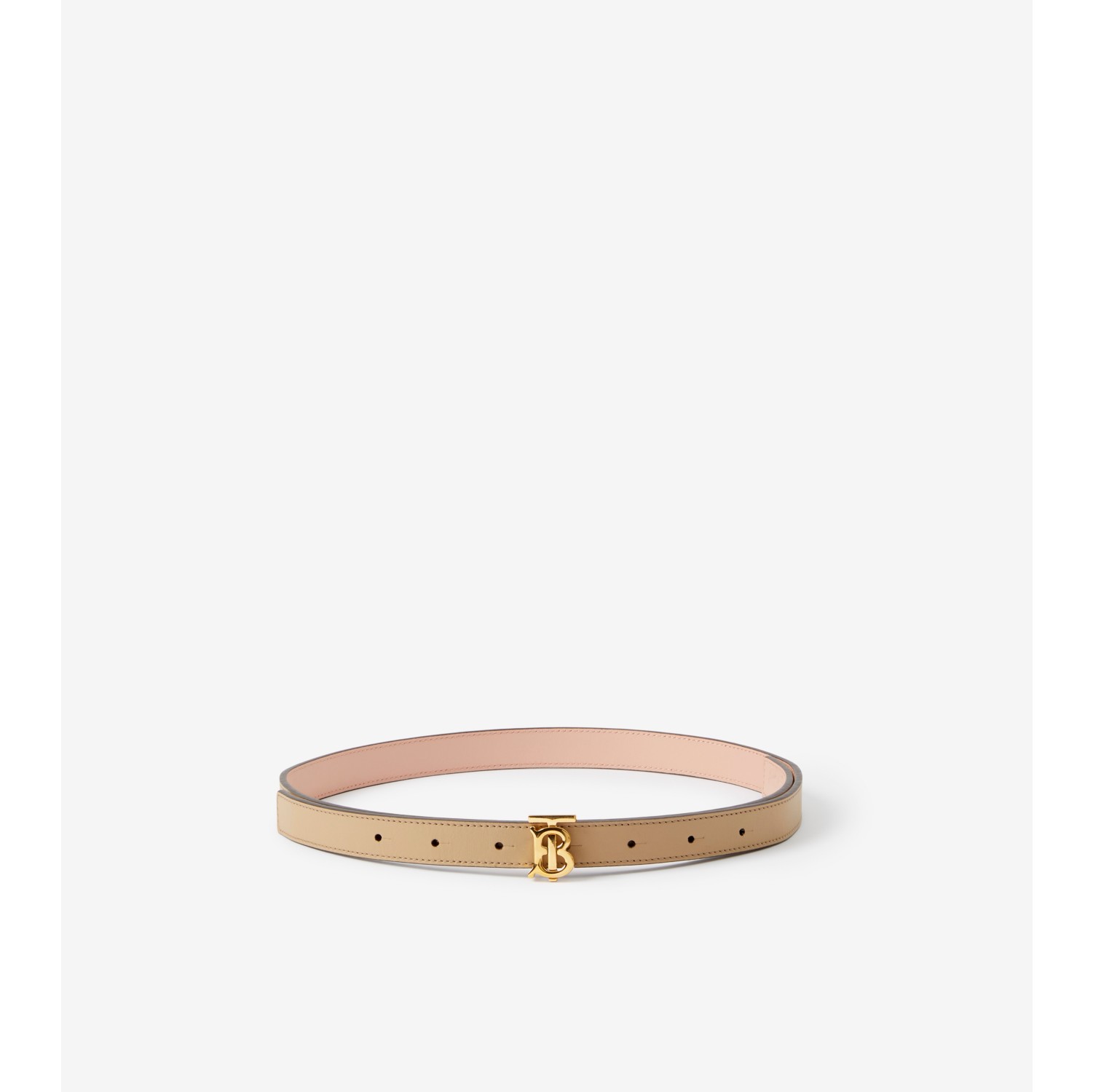 Burberry Monogram Leather Belt