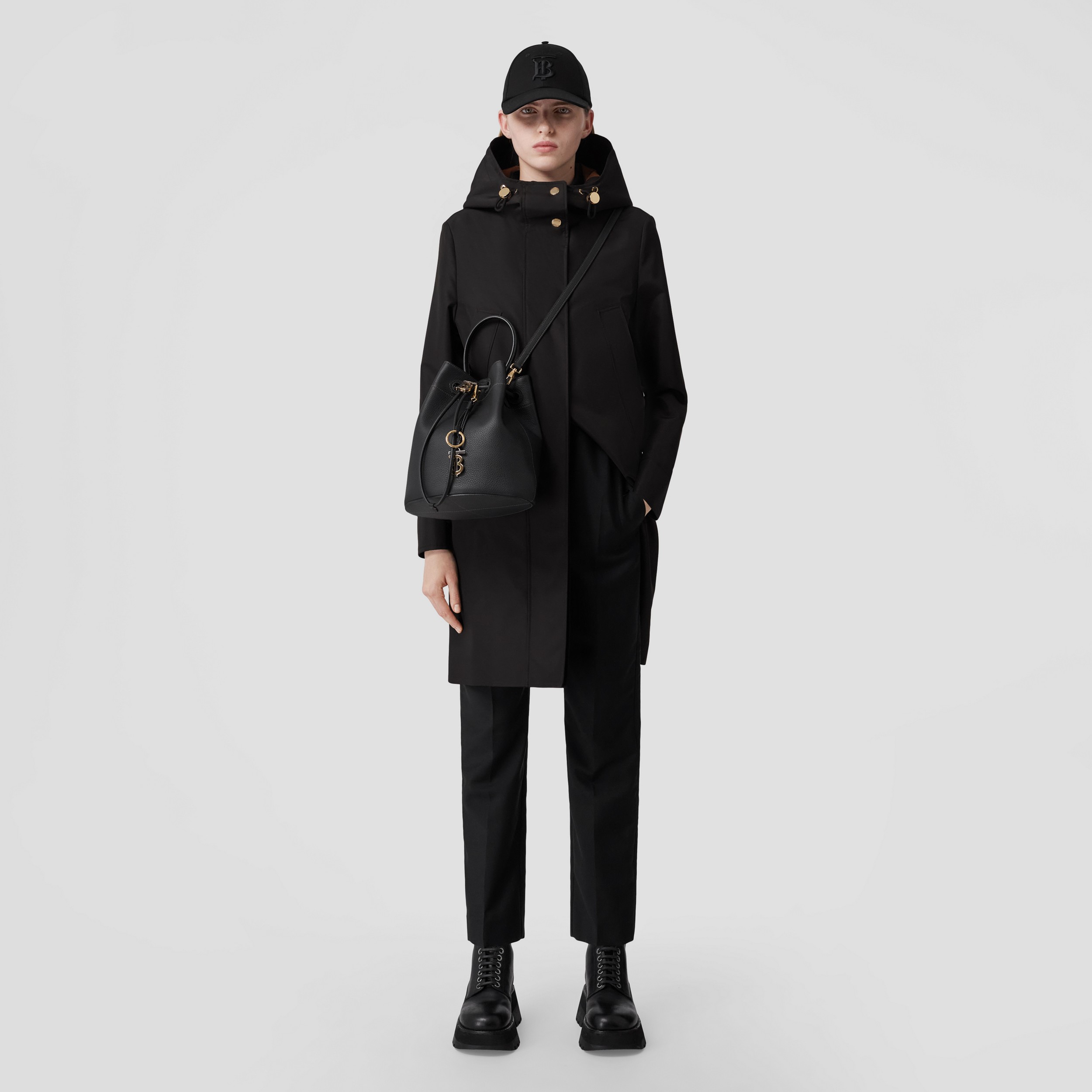Pocket Detail Technical Parka in Black - Women | Burberry® Official - 1