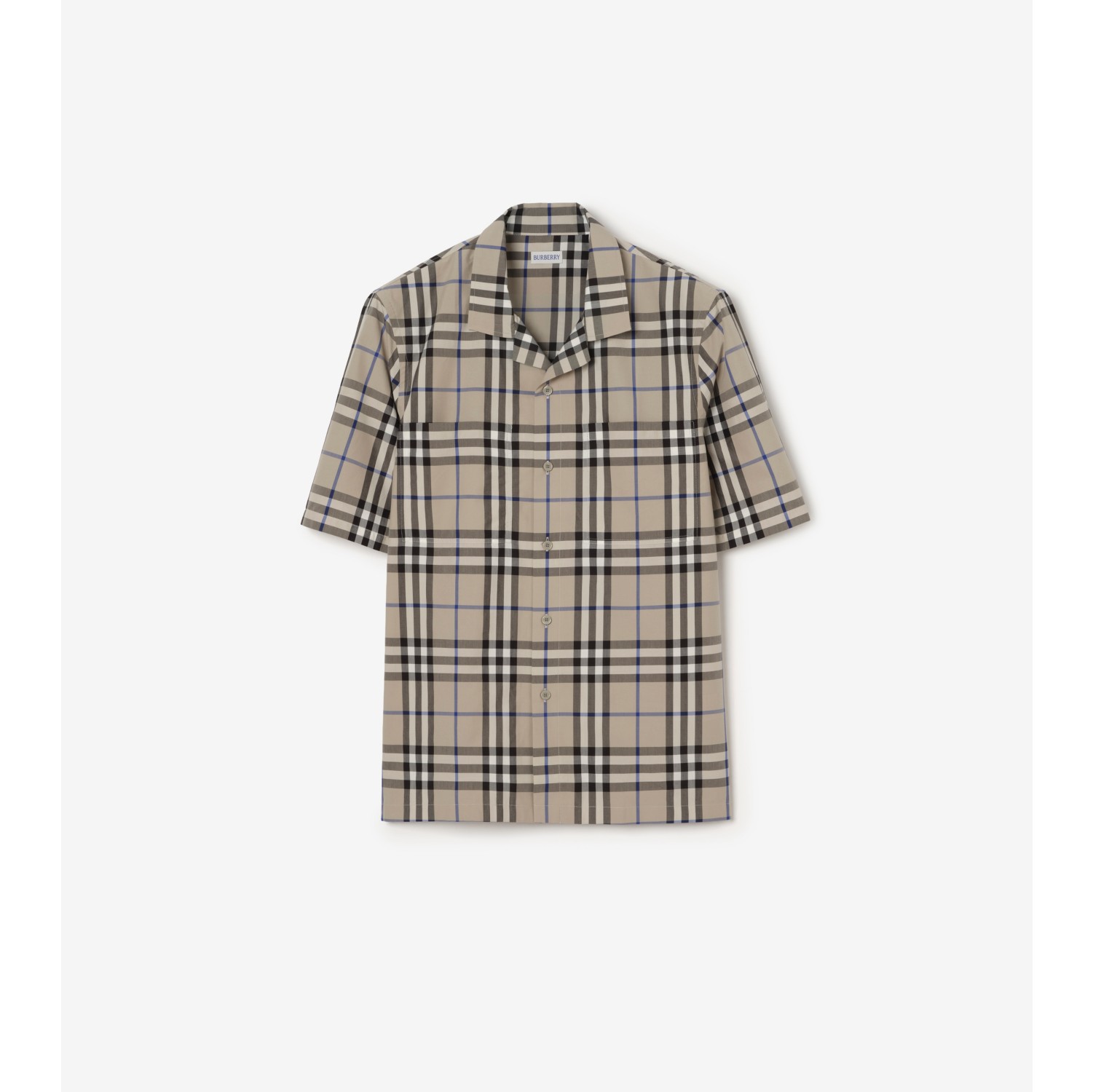 Check Cotton Poplin Shirt