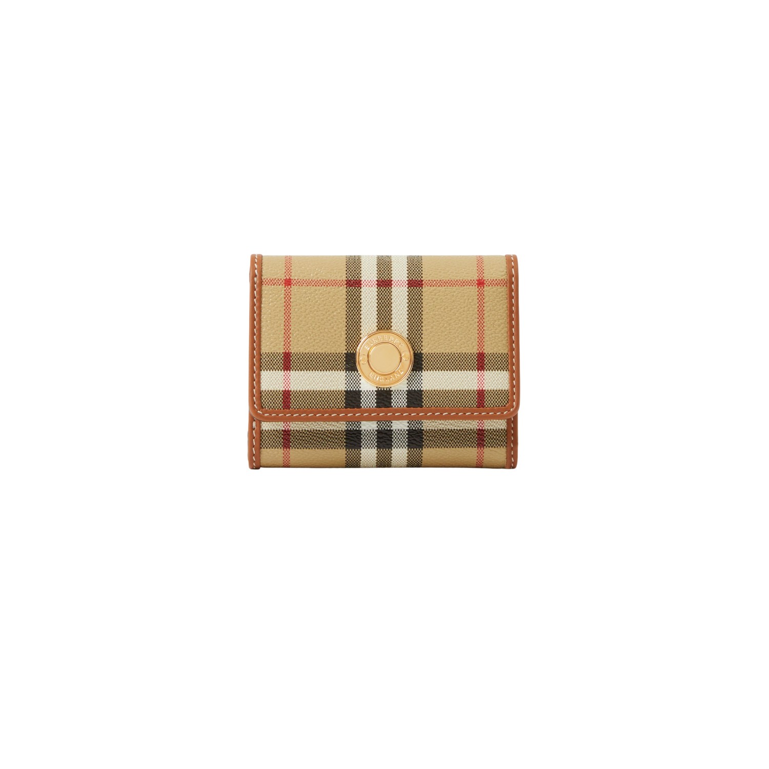 Small Check Folding Wallet