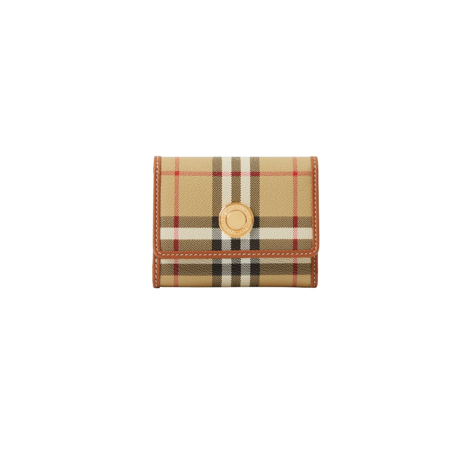 Small Check Folding Wallet
