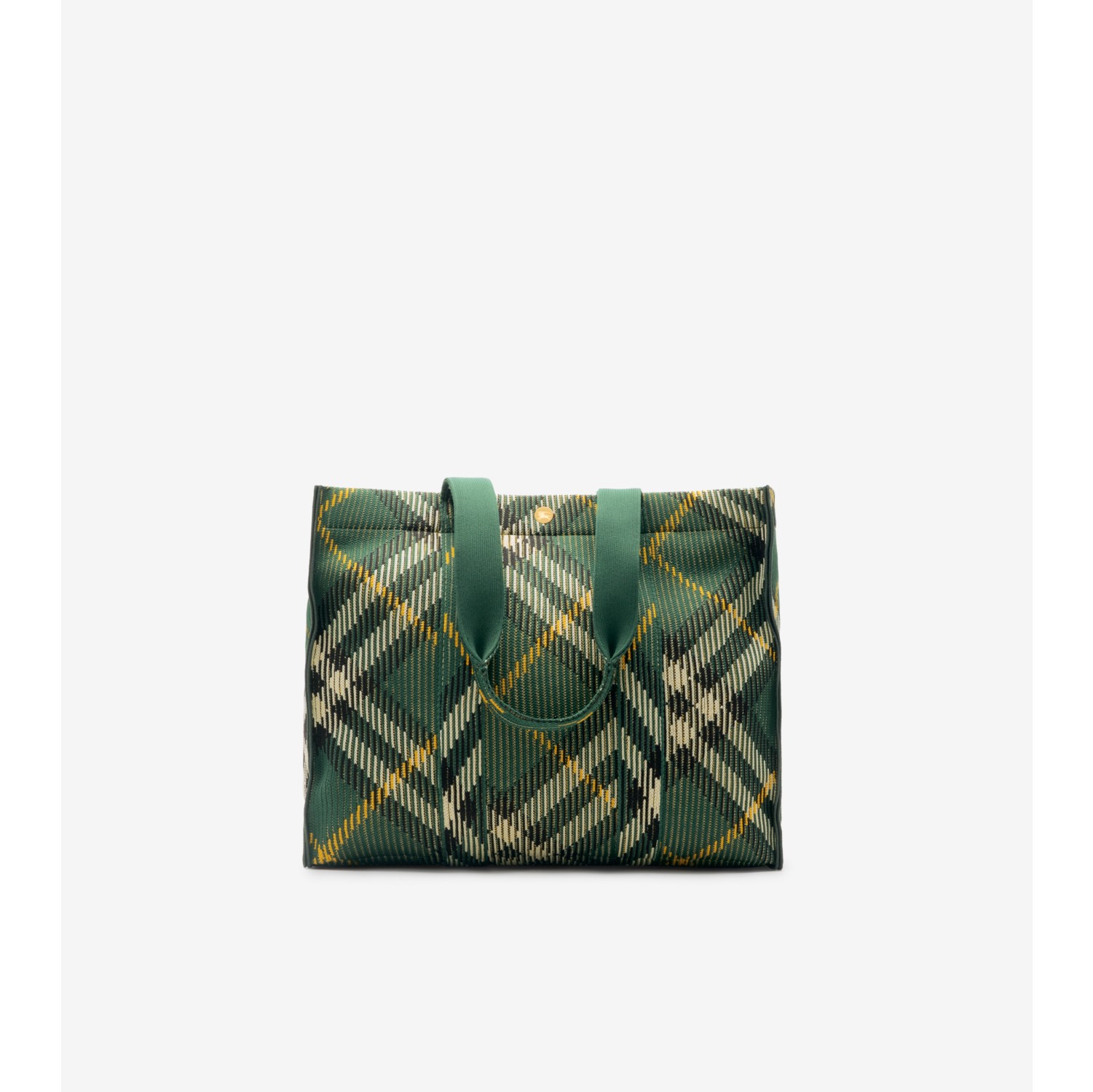 Medium Check Knitted Tote