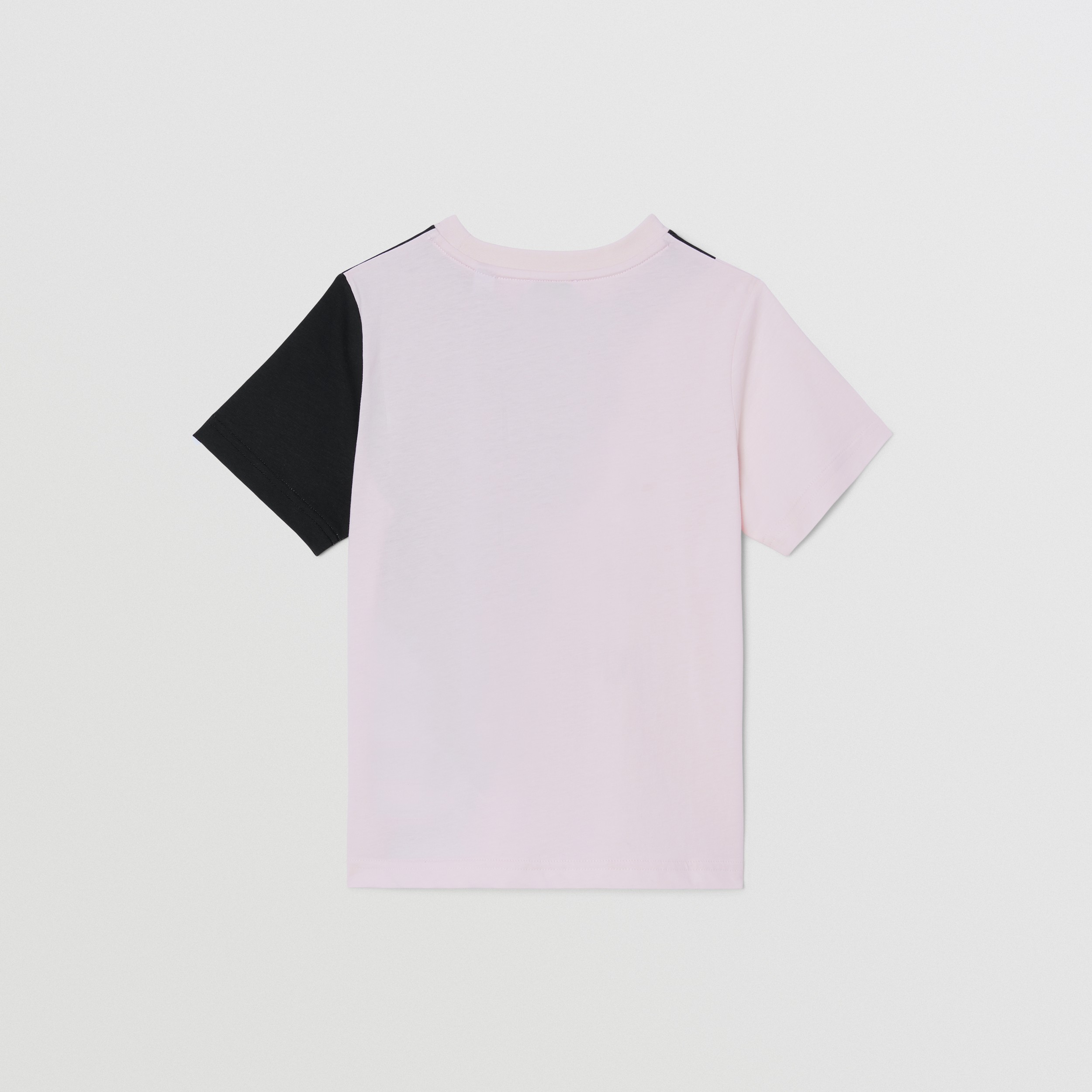 T-shirt in cotone con stampa collage (Rosa Alabastro) | Sito ufficiale Burberry® - 3