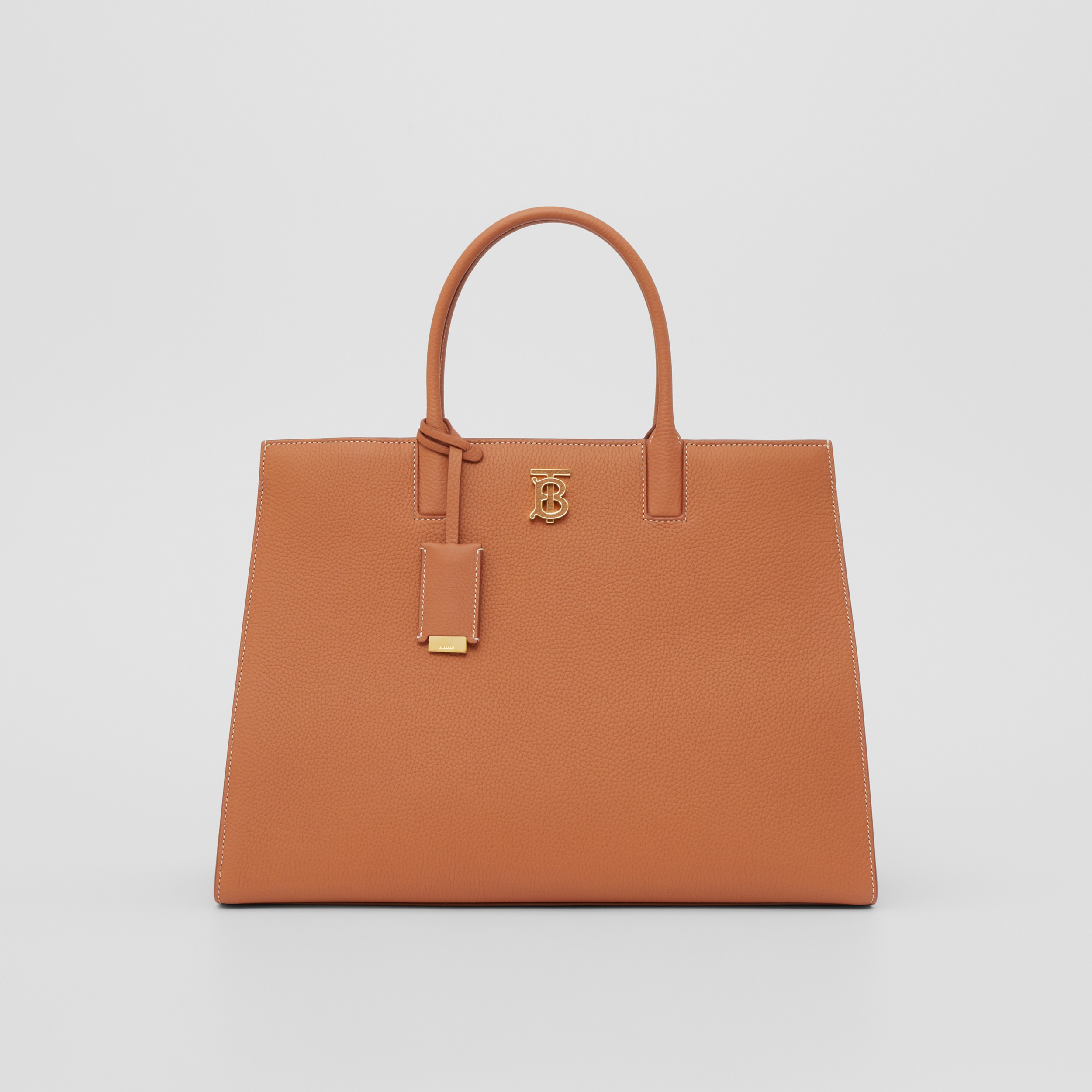 Grainy Leather Medium Frances Bag in Warm Russet Brown - Women | Burberry® Official - 1