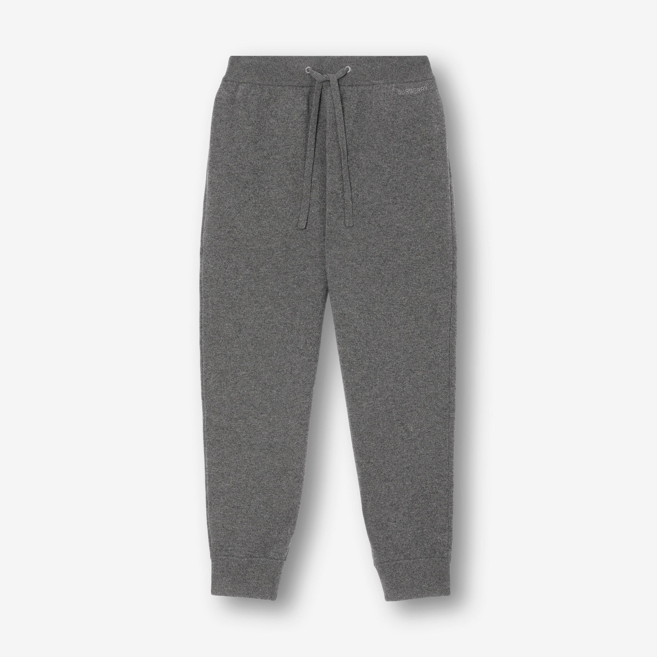 Pantaloni da jogging in cashmere (Mélange Selce) - Uomo | Sito ufficiale Burberry® - 1