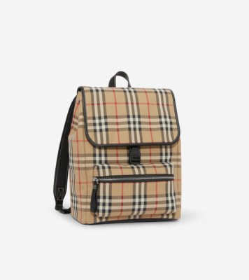 Burberry on sale check backpack