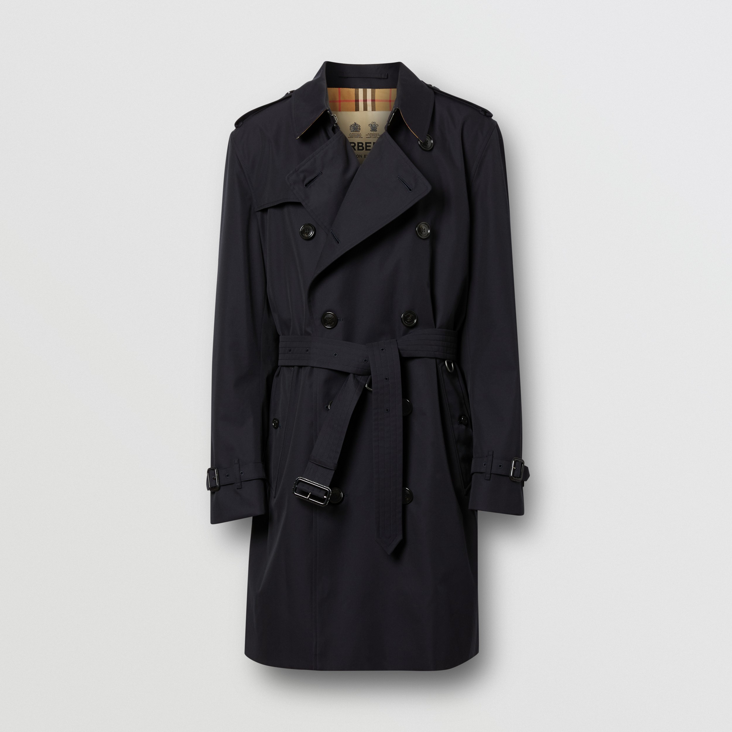 The Mid-length Kensington Trench Coat in Midnight - Men | Burberry® Official - 4