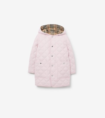 Burberry ice shop pink quilted jacket