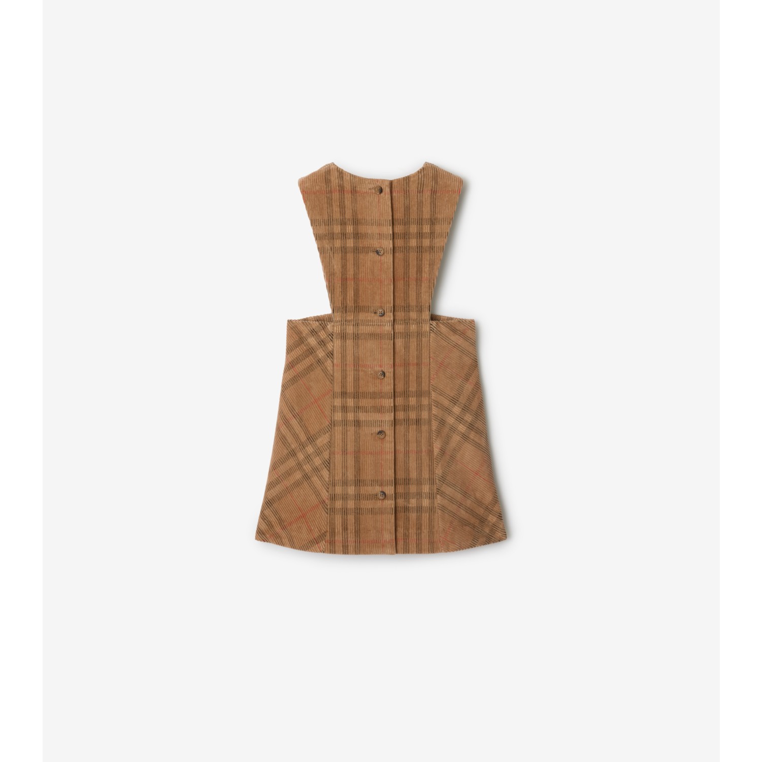 Check Corduroy Dress
