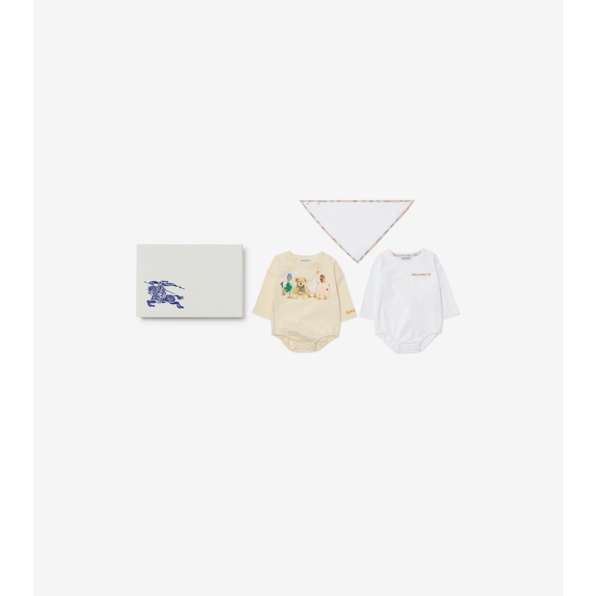 Burberry Childrens Thomas Bear And Friends Three-piece Baby Gift Set