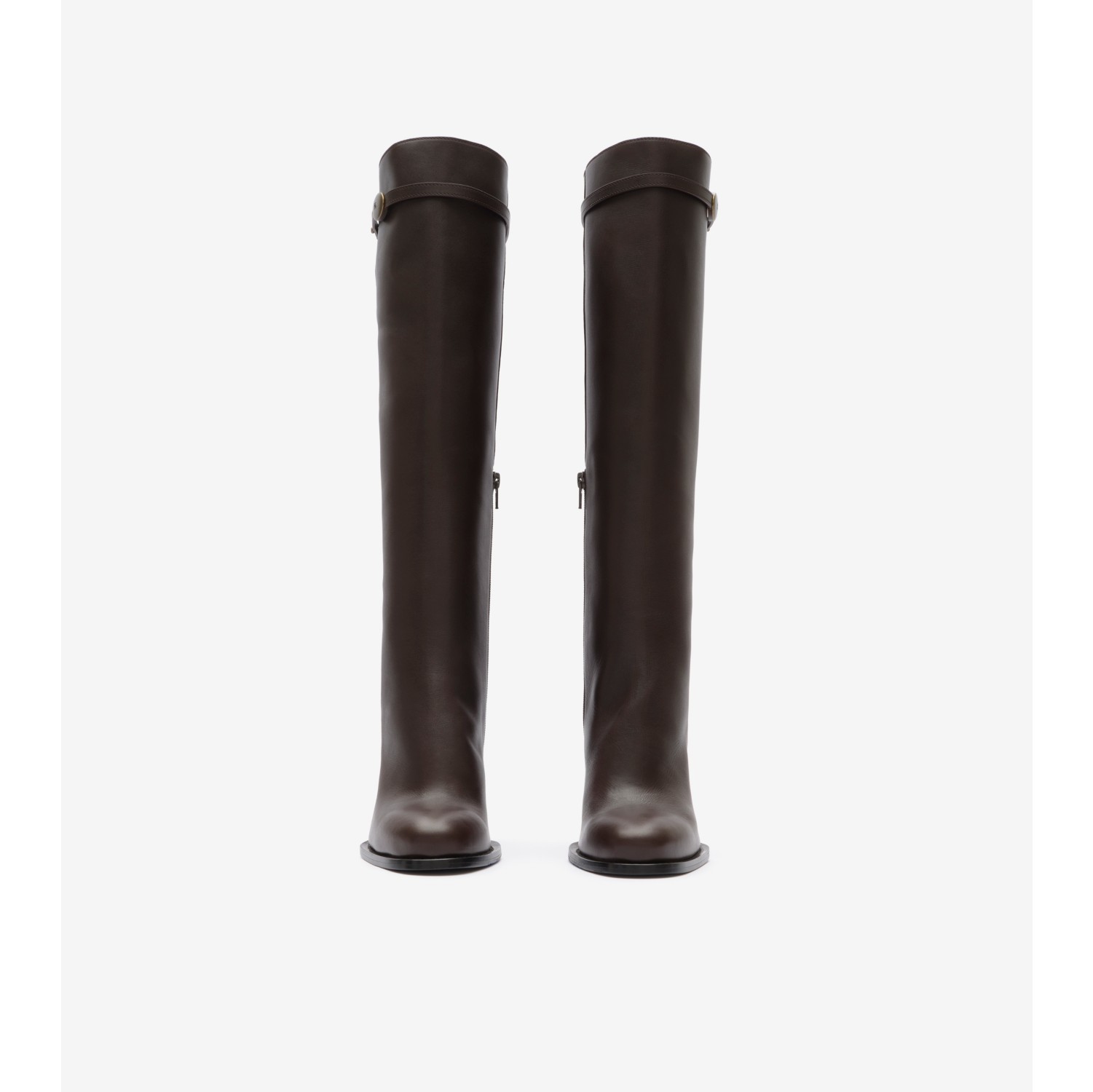 Leather Pillar Boots
