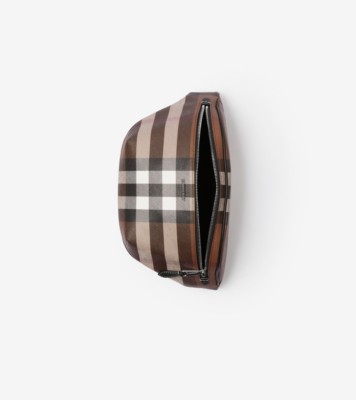 Burberry Cason Checked Belt Bag - Black