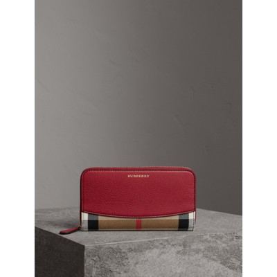 burberry wallet red