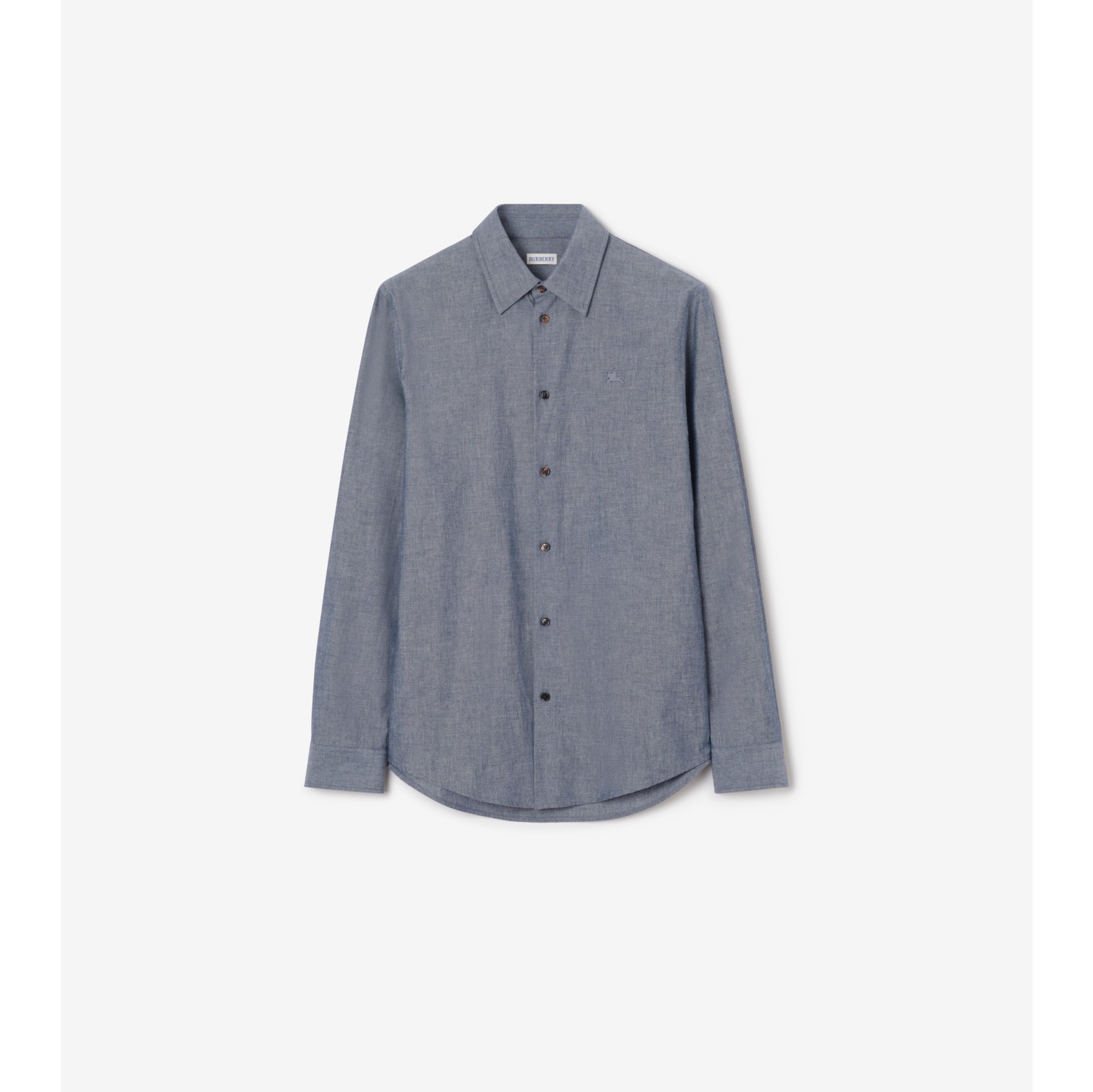 レギュラーフィット コットンブレンドシャツ