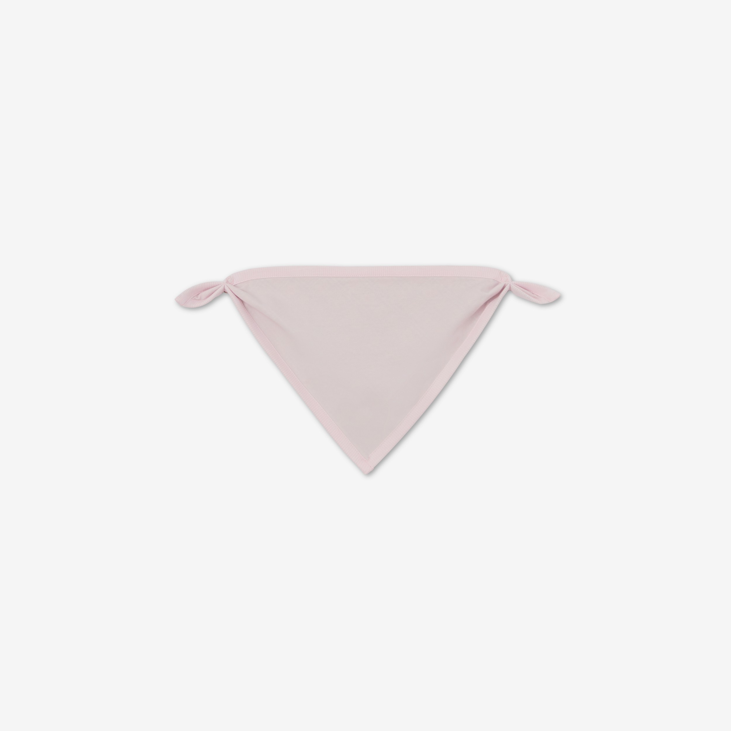 Check Trim Cotton Three-piece Baby Gift Set in Alabaster Pink - Children | Burberry® Official - 4