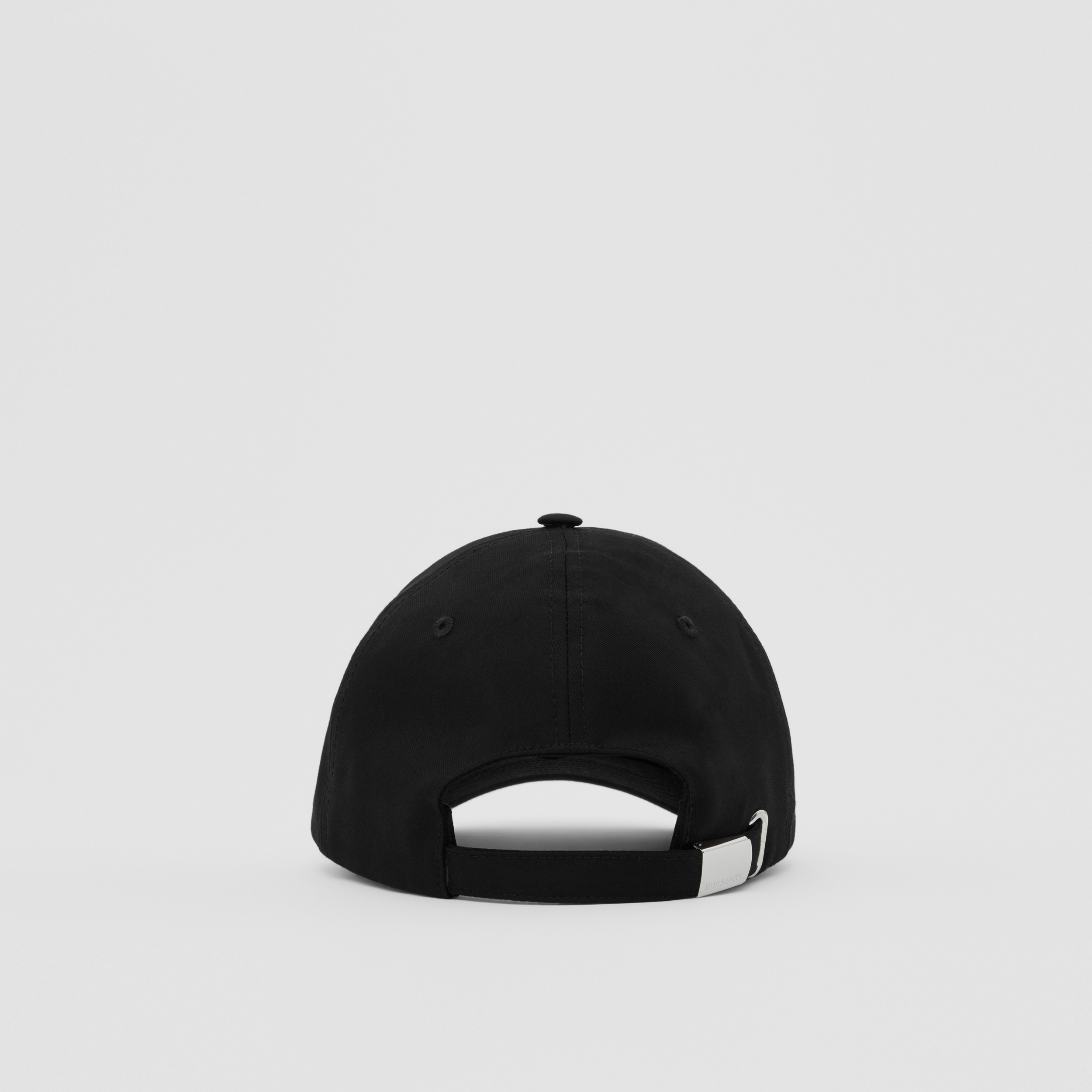 Crystal Monogram Motif Cotton Baseball Cap in Black | Burberry® Official - 4