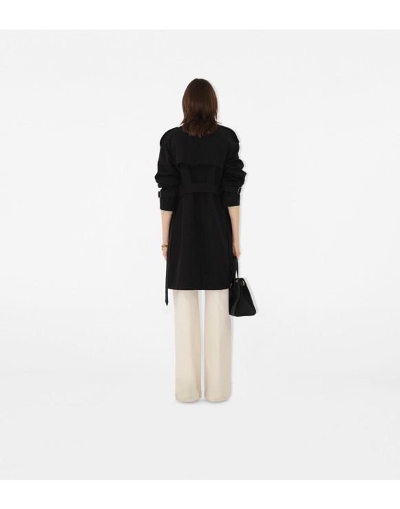 Mid-length Check Collar Castleford Trench Coat