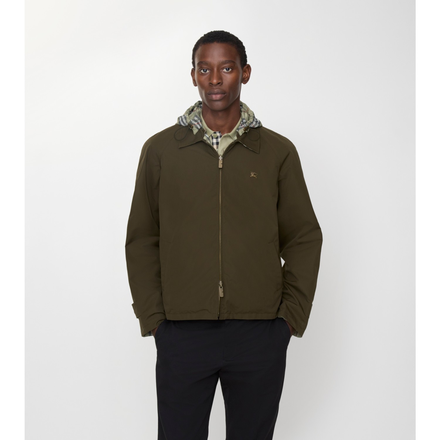 Reversible Check Cotton Jacket