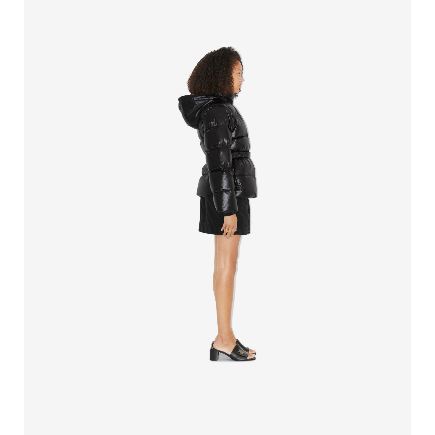 EKD Nylon Puffer Coat in Black - Women | Burberry® Official