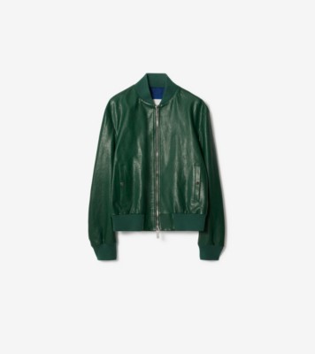 Burberry men's deals leather jacket