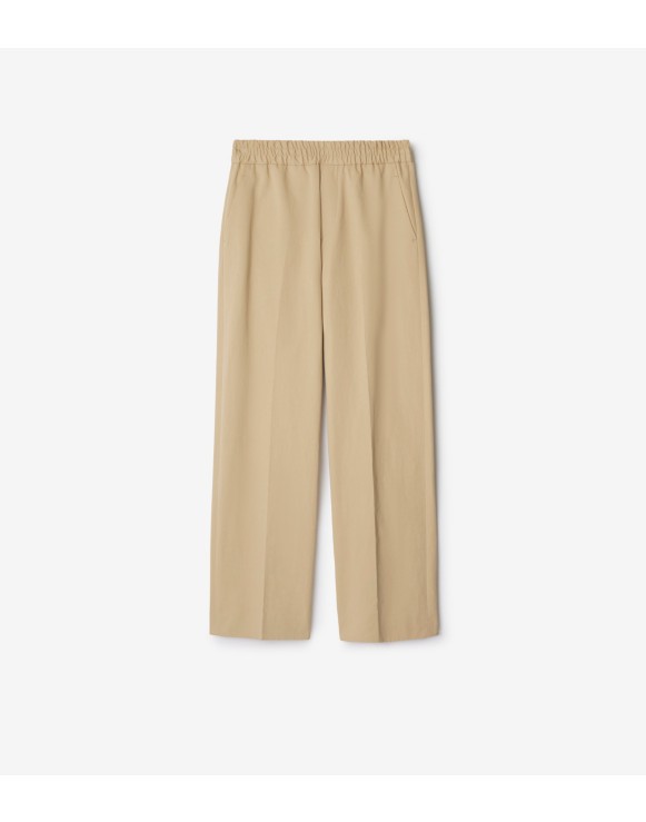 Cotton Tailored Trousers